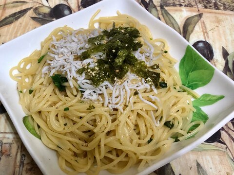 大葉がさわやか☆シラスの和風パスタ